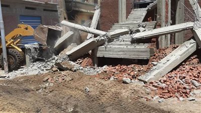 إزالة 14 حالة تعدٍ على الأراضي الزراعية وأملاك الدولة بالبحيرة