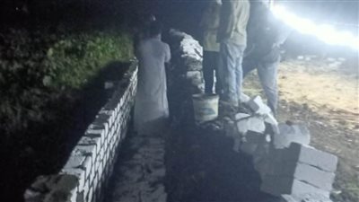 إزالة بناء مخالف بطول 50مترا في الفشن 