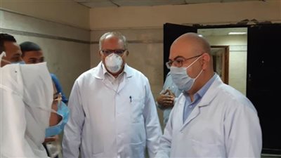 افتتاح وحدة رعاية العزل بجامعي بني سويف