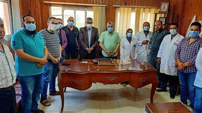 نقيب أطباء الدقهلية يزور مستشفى شربين عقب أزمة 