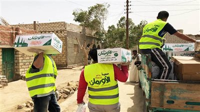 4 آلاف كرتونة مواد غذائية للأسر الأولى بالرعاية بالقليوبية والشرقية