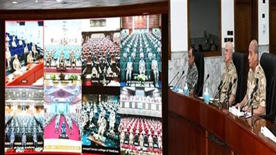 عاجل.. وزير الدفاع يلتقى طلبة الكليات والمعاهد العسكرية والمعهد الفنى للقوات المسلحة عبر  الفيديو كونفراس