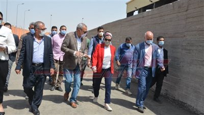 محافظ القليوبية ووزيرة البيئة يتفقدان المحطة الوسيطة بشبرا والمدفن الصحي بالعبور