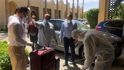 العناني وفودة يتفقدان بعض فنادق شرم الشيخ