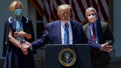 ترامب: بدأنا العمل على تطوير لقاح ضد كورونا في يناير  دون معرفة المرض
