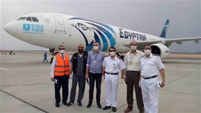 عاجل.. مطار مرسى علم يستقبل رحلة طيران من جدة على متنها 306 مصريين