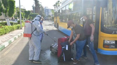 المدينة الجامعية بالمنصورة تستقبل 44 من العائدين من الكويت