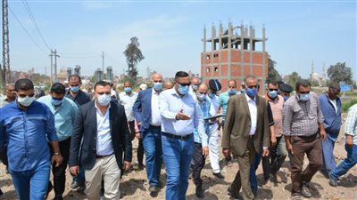 جولة ميدانية لمحافظ الدقهلية بشوارع المنصورة 