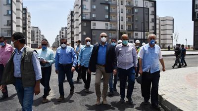 بالصور.. وزير الإسكان يتفقد مشروعات المنصورة الجديدة