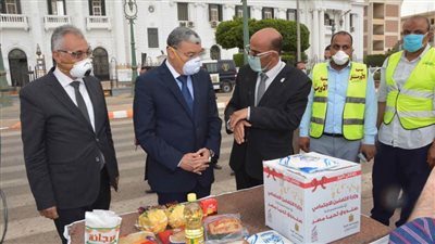 قافلة مساعدات لـ17 قرية بالمنيا