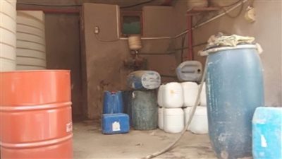 أجهزة الأمن تضبط 182 طن مطهرات ومنظفات مجهولة المصدر