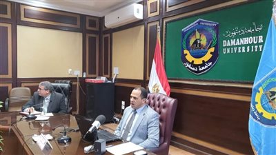 إجراءات وقائية أثناء الامتحانات بجامعة دمنهور