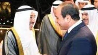 الرئيس السيسي يقدم خالص تهانيه إلى أمير الكويت بمناسبة عيد الفطر