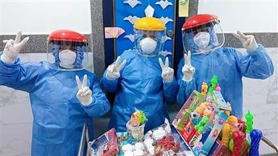 العيد فرحة داخل الحجر الصحي بالإسكندرية