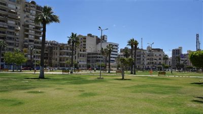 حدائق بورسعيد خالية من المواطنين في أول أيام العيد.. صور