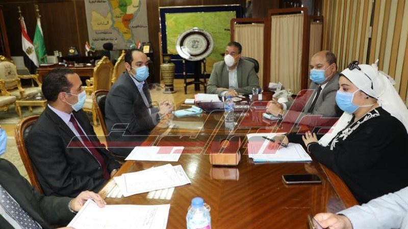 اجتماع محافظ المنوفية