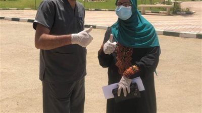 خروج 9 حالات بعد تعافيهم من كورونا ببني سويف