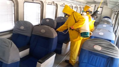 السكك الحديد بالإسماعيلية تشدد على الإجراءات الوقائية لمواجهة كورونا