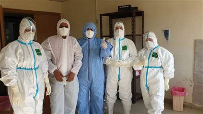 عاجل.. إجراء ولادة لمصابتين بكورونا بمستشفى العزل بتمى الإمديد (صور)