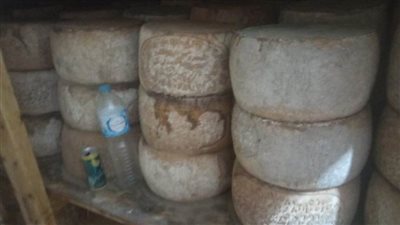 ضبط 3 أطنان و720 كيلو جبن رومي وسكر فاسدة بالدقهلية