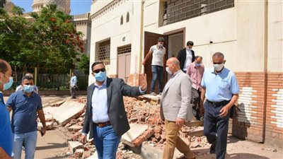 محافظ الدقهلية يوجه بتطوير دار مناسبات مسجد النصر