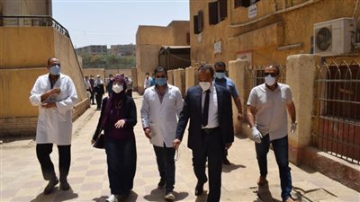 نائب محافظ المنيا يتابع مستوى الخدمة الصحية بمستشفى حميات ديرمواس