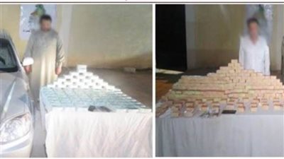  ضبط ثلاثة أشخاص بمطروح لقيامهم بالاتجار في العقاقير المخدرة  