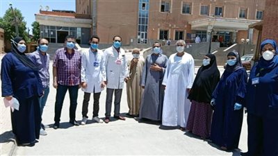 عاجل.. خروج 5 متعافين من كورونا ببني سويف