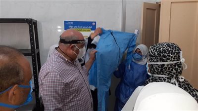 لجنة متابعة مستشفيات العزل بالبحيرة تواصل أعمالها بمستشفى غرب النوبارية