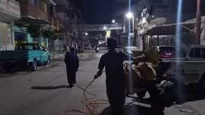 استعادة الوجه الحضاري ..بأعمال النظافة والتعقيم بقري سرابيوم الإسماعيلية