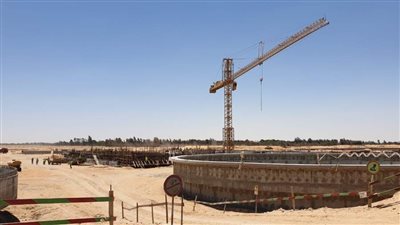 استكمال تنفيذ المرحلة الثانية من محطة الصرف الصحي الغربية بـ6 أكتوبر