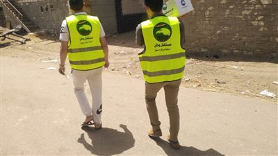 مستقبل وطن يوزع كراتين مواد غذائية على أهالي كفر الشيخ