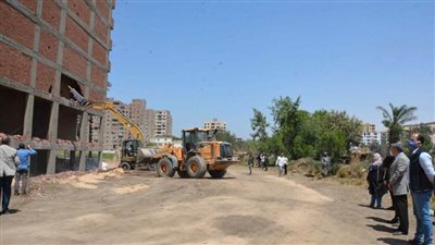 لجنه لحصر الأبراج المخالفة بالمنيا 