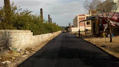 الانتهاء من رصف 27 طريقًا بمركز أبو حمص بالبحيرة