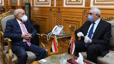 وزير الإنتاج الحربي يستقبل سفير العراق بالقاهرة