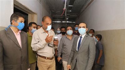 نائب محافظ سوهاج يتفقد مستشفى جهينة المركزي.. (صور)