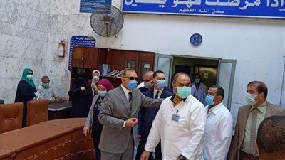 محافظ كفر الشيخ يتفقد مركز أبحاث الكبد والقلب