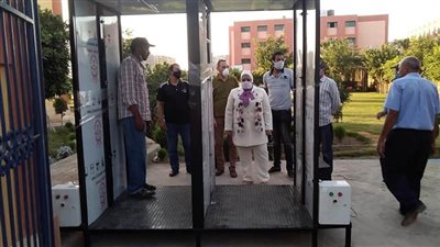 تعليم كفرالشيخ يتسلم الدفعة الثانية من بوابات التعقيم 