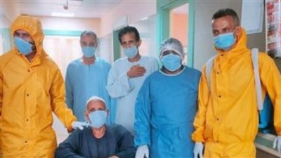 مستشفى عمال الإسكندرية شفاء ١١ مصابا بفيروس كورونا