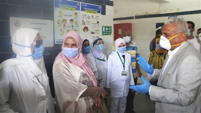 افتتاح مبني غرف عزل جديد بمستشفي حميات السويس