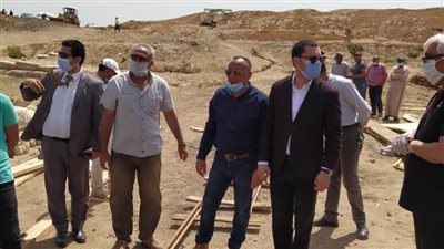 نائب محافظ كفرالشيخ يتفقد تل الفراعين 