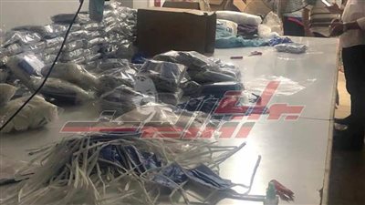 ضبط 8 آلاف كمامة غير مطابقة للمواصفات بالمنوفية