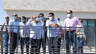 وزير الرياضة يقوم بجولة بمضمار الدراجات باستاد القاهرة الدولي 