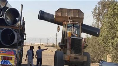 بدء العمل لتوصيل خط مياه الشرب بمدينتي السلام بالسويس