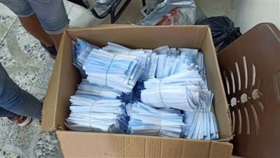 ضبط مصنع لتصنيع المستلزمات الطبية بدون ترخيص بالإسكندرية