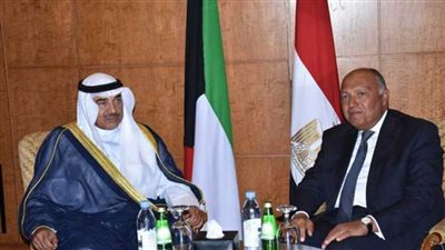 شكري ووزير الخارجية الكويتي يبحثان مستجدات الأوضاع الإقليمية والدولية