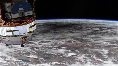 رائد فضاء أمريكي يصور ظلا سقط على الأرض نتيجة كسوف الشمس