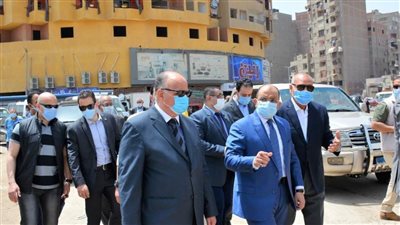 وزير التنمية المحلية ومحافظ القاهرة يتفقدان سوق المطرية الجديد 