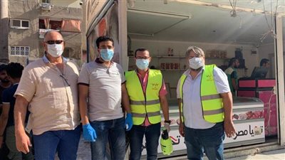 المصريين الأحرار يواصل حملة التعقيم بعزبة النخل الغربية