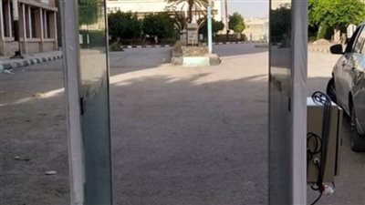 طلاب هندسة حلوان يصنعون بوابة تعقيم إلكترونية